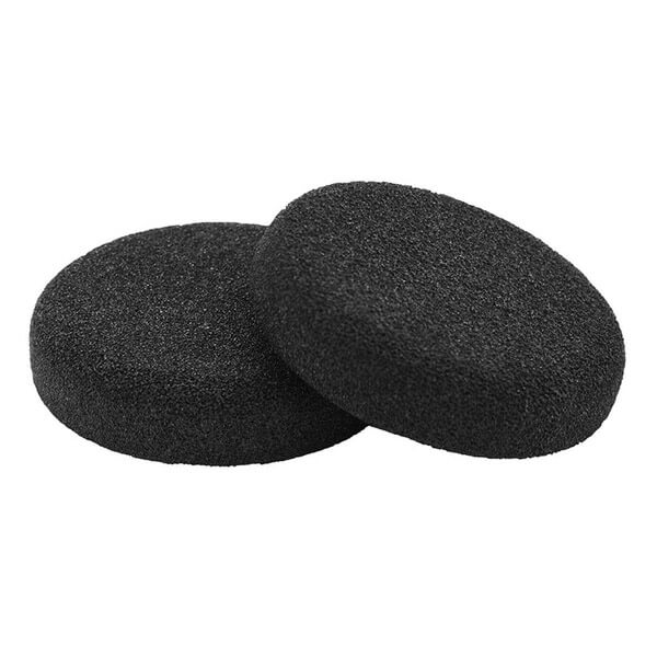 Soft Leather Replacement Ear Pads & Cushions For Jabra Evolve 65 Headphones - Black